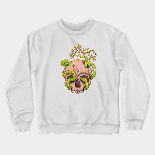 Skull Vine Crewneck Sweatshirt by Serpent's Sun